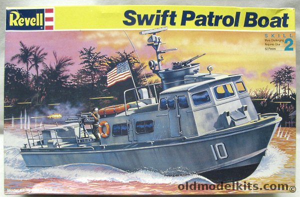 Revell 1/48 Vietnam US Navy Swift Patrol Boat - (ex- Monogram), 5104 plastic model kit